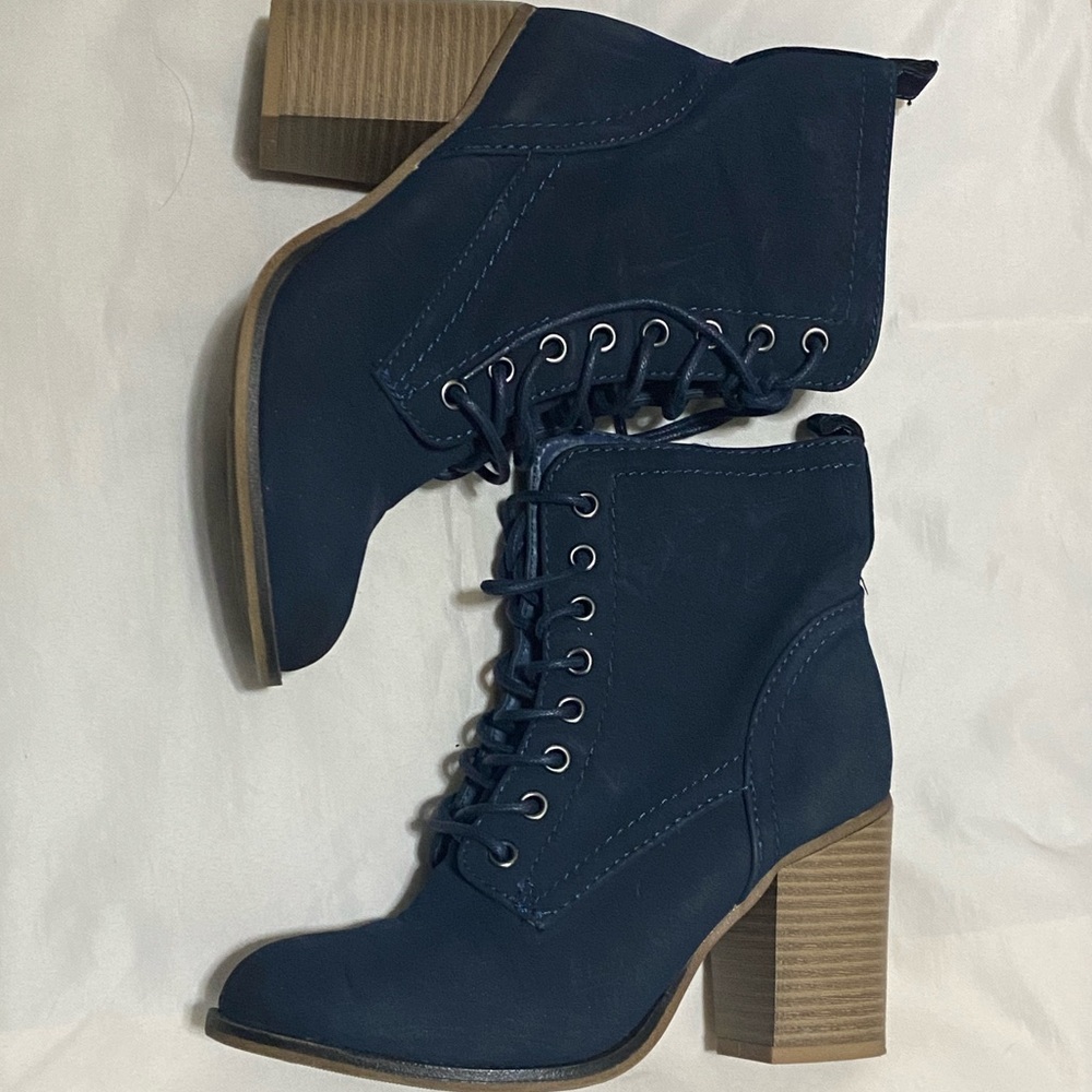 Just fab Navy Fall/winter boots